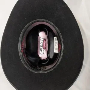 Cruel Girl | Accessories | Cruel Girl Black Felt Cowgirl Hat 